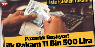 ilk Rakam 11 Bin 500 Lira