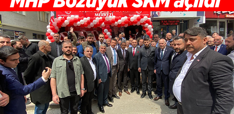 MHP Bozüyük SKM açıldı