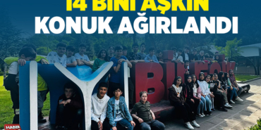 14 BİNİ AŞKIN KONUK AĞIRLANDI