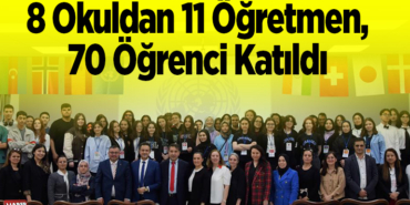 8 okuldan 11 öğretmen ve 70 öğrencinin katıldığı proje