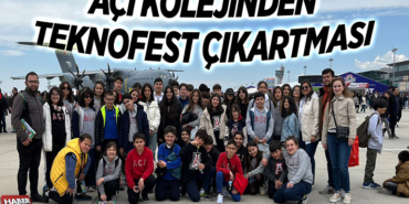 AÇI KOLEJİNDEN TEKNOFEST ÇIKARTMASI