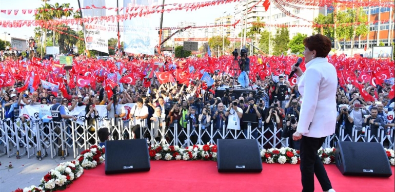 İYİ PARTİ GENEL BAŞKANI MERAL AKŞENER;  ‘’14 MAYIS AKŞAMI BU İŞİ BİRİNCİ TURDA BİTİRMELİYİZ.’’