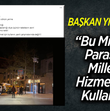 BAŞKANN YIOLDIRM