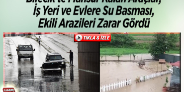 Bilecik'te Mahsur Kalan Araçlar,