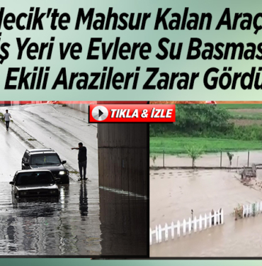 Bilecik'te Mahsur Kalan Araçlar,