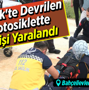 Bilecik'te devrilen motosiklette 1 kişi yaralandı