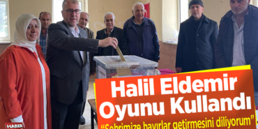 Halil Eldemir Oyunu Kullandı