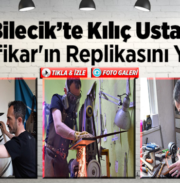 Kılıç ustası Zülfikar'ın replikasını yaptı