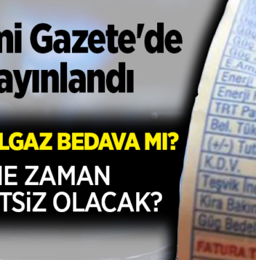 doğalgaz bedavamı