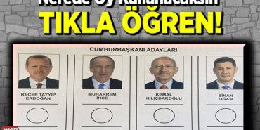 nerede oy kullanacaksın