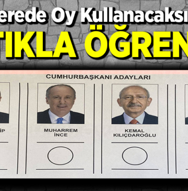 nerede oy kullanacaksın