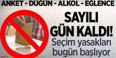seçim yasakları