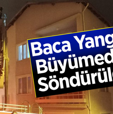 Baca Yangını Büyümeden Söndürüldü!