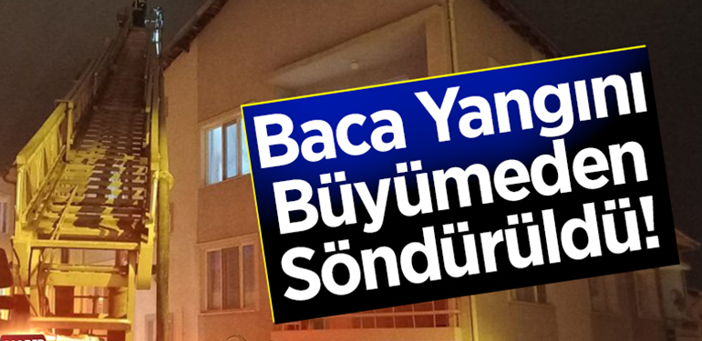 Baca Yangını Büyümeden Söndürüldü!