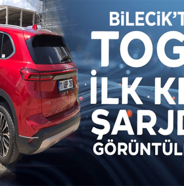 Bilecik'te TOGG ilk kez şarjda görüntülendi