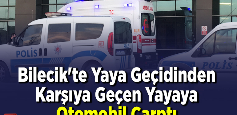 Yolun Karşısına Geçmeye Çalışan Yayaya Otomobil Çarptı