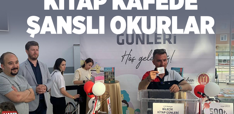 KİTAP KAFEDE ŞANSLI OKURLAR