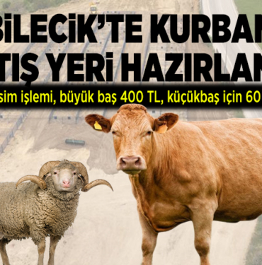 KURBAN SATIŞ YERİ HAZIRLANDI