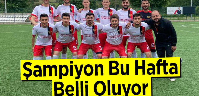Şampiyon Bu Hafta Belli Oluyor