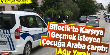 karşıya geçmek isteyen çocuğa araba çarptı; Ağır yaralı