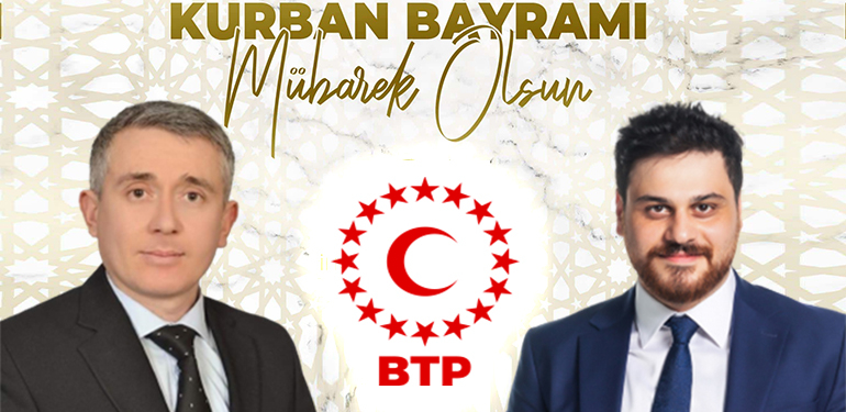 Bağımsız Türkiye Partisi Bilecik İlçe Başkanı Mehmet Altın’ın Kurban Bayramı Mesajı
