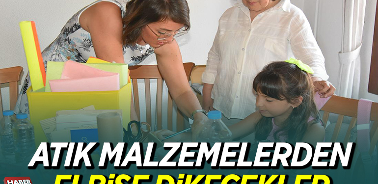 ATIK MALZEMELERDEN ELBİSE DİKECEKLER