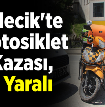 Bilecik'te motosiklet kazası, 1 yaralı