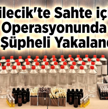 Bilecik'te sahte içki operasyonunda 3 şüpheli yakalandı