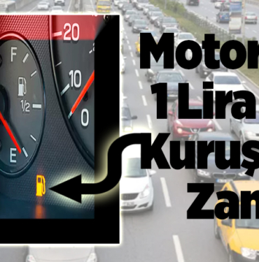 Motorine 1 lira 55 kuruşluk zam