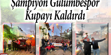 Şampiyon Gülümbespor kupayı kaldırdı