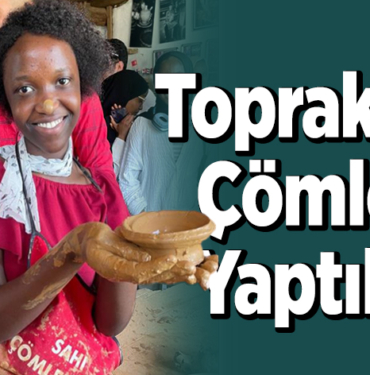 Topraktan çömlek yaptılar