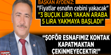 başkan aydenizden akaryakıt zammına tepki