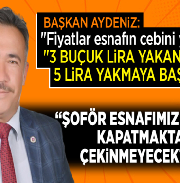 başkan aydenizden akaryakıt zammına tepki