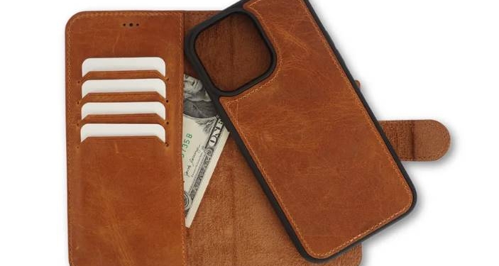Dikkat Çekici Deri Telefon Kılıfı Cüzdan ile Akıllı Telefon Deneyimi