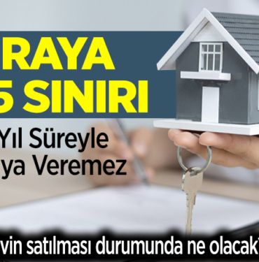 kira artış oranına ilişkin açıklama! Zam yüzde 25'i geçemez