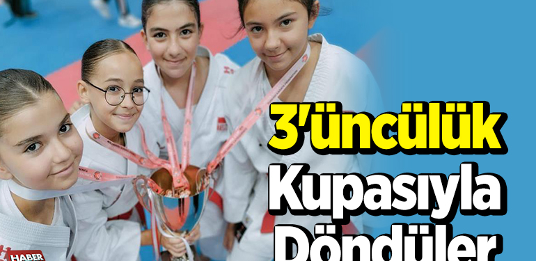 3’üncülük kupasıyla döndüler