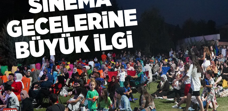 BİLECİKLİLERDEN ‘SİNEMA GECELERİNE’ BÜYÜK İLGİ