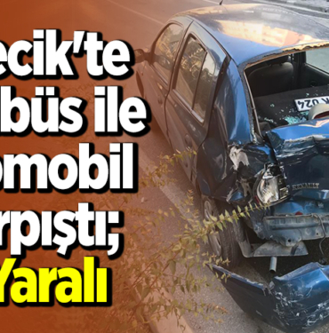 Bilecik'te minibüs ile otomobil çarpıştı; 2 yaralı