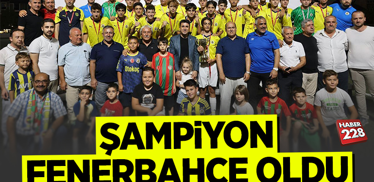 TURNUVANIN ŞAMPİYONU FENERBAHÇE OLDU
