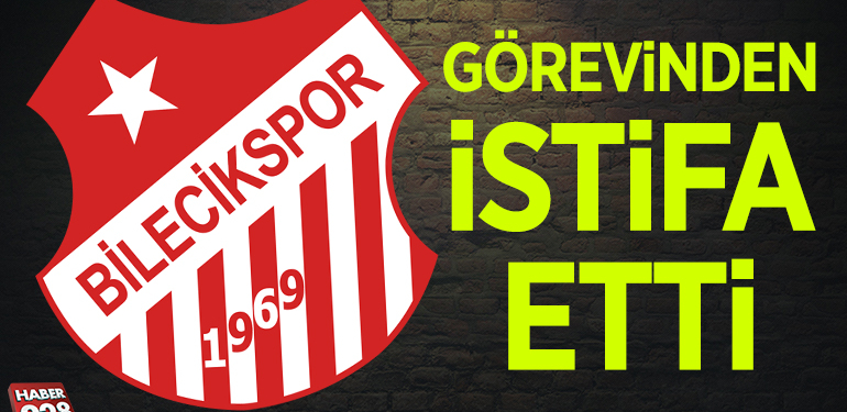 Bilecikspor Başkan Yardımcısı görevinden istifa etti