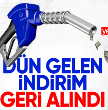 Tabela değişiyor! Motorine zam