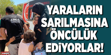 YARALARIN SARILMASINA ÖNCÜLÜK EDİYORLAR