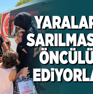 YARALARIN SARILMASINA ÖNCÜLÜK EDİYORLAR