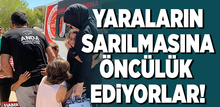 YARALARIN SARILMASINA ÖNCÜLÜK EDİYORLAR