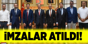 imzalar atıldı