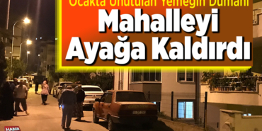 mahalleyi ayağa kaldırdı