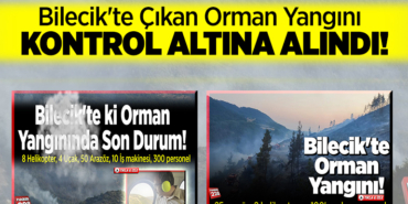 orman yangını kontrol altına alındı