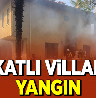 3 katlı villada yangın