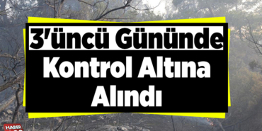 3'üncü gününde kontrol altına alındı.