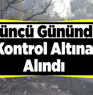 3'üncü gününde kontrol altına alındı.